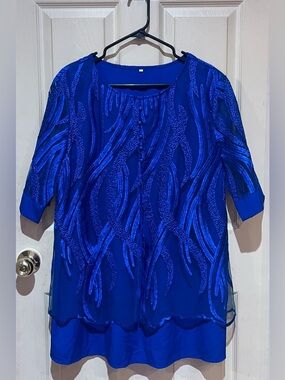 Embellished Women's Tunic Top, Size 1X
